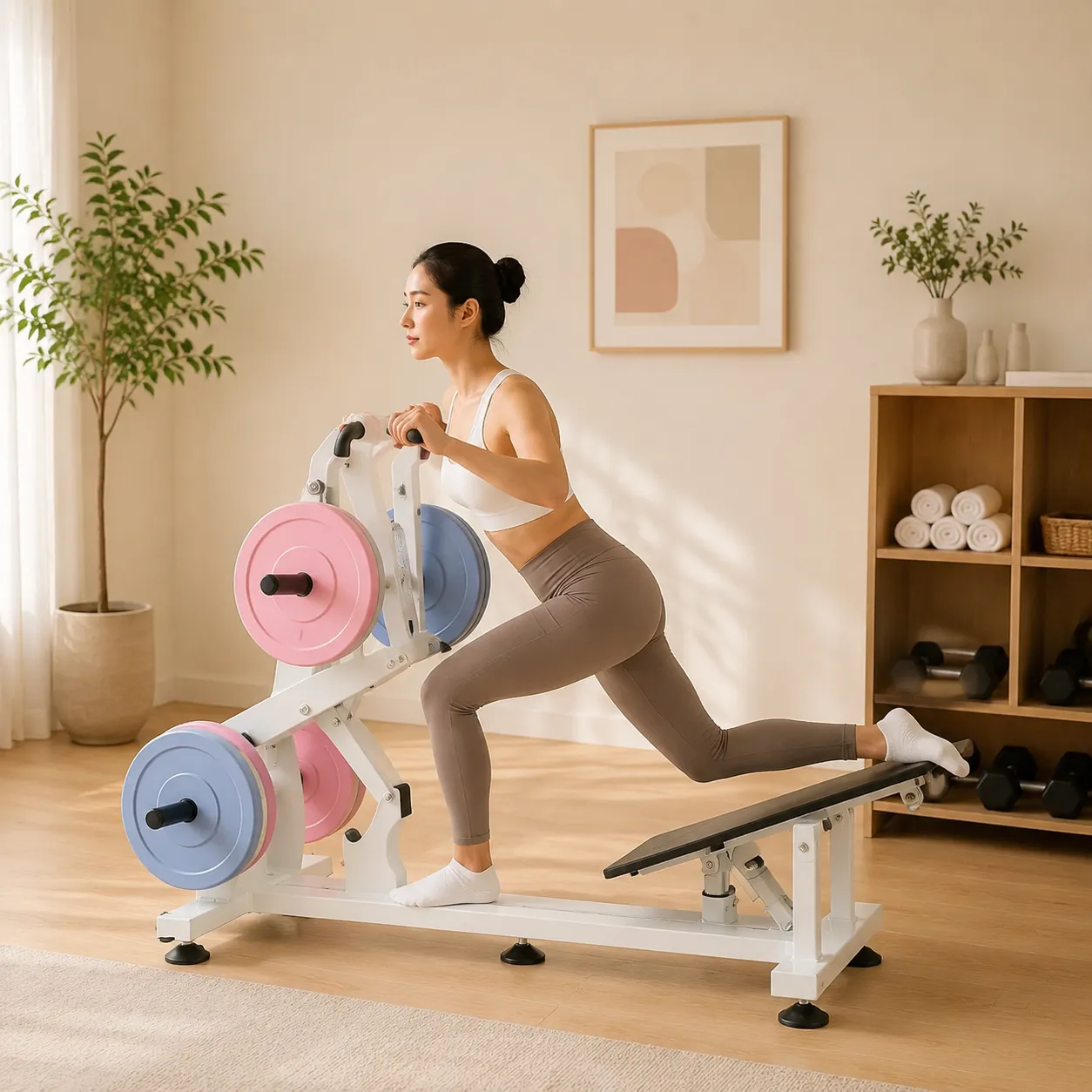 Lady Sculpt Hack Squat Body Shaping Machine for Women