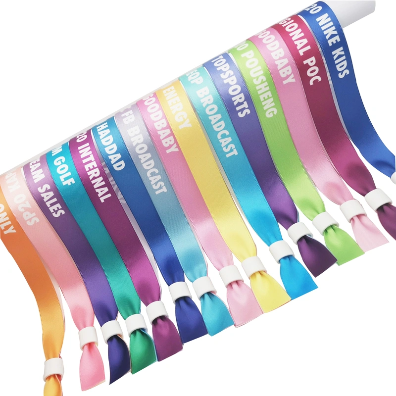Customizable Webbing RFID Wristbands – Waterproof, Tear-Resistant, Skin-Friendly &amp; Chip-Ready for Events &amp; Access Control