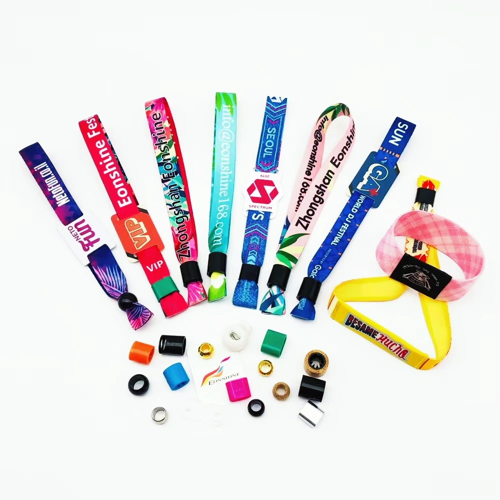 Customizable Webbing RFID Wristbands – Waterproof, Tear-Resistant, Skin-Friendly &amp; Chip-Ready for Events &amp; Access Control
