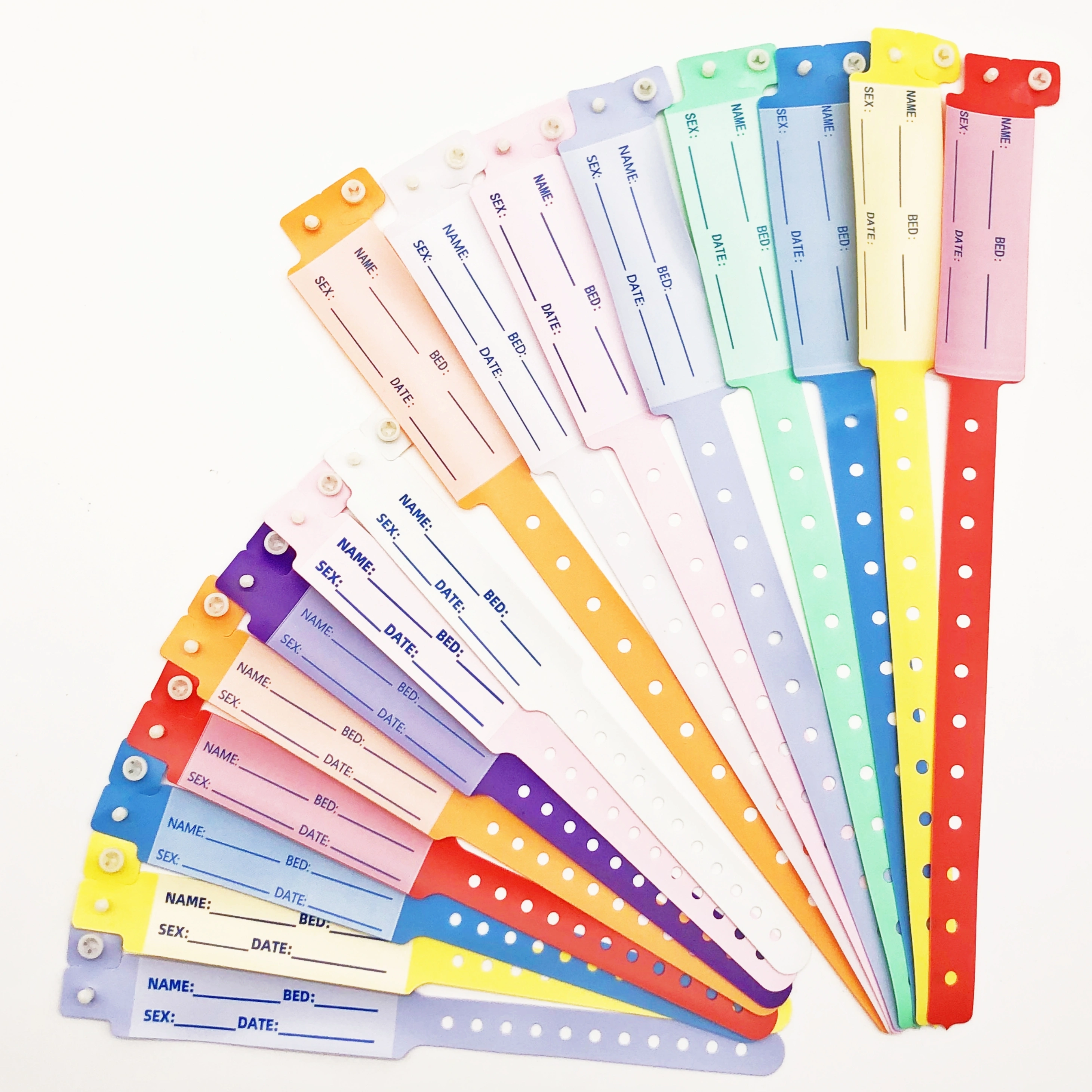 Writable wristbands and card-insertion wristbands