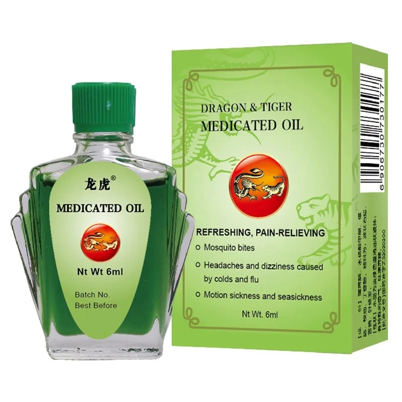 Dragon &amp; Tiger Brand Medicated Oil 6ml