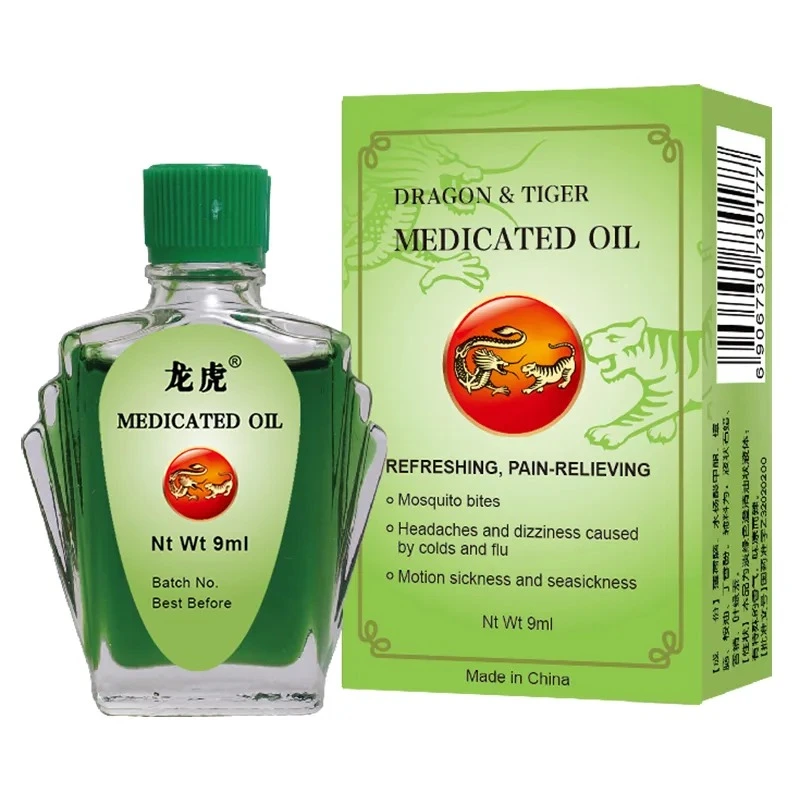 Dragon &amp; Tiger Brand Medicated Oil 9ml