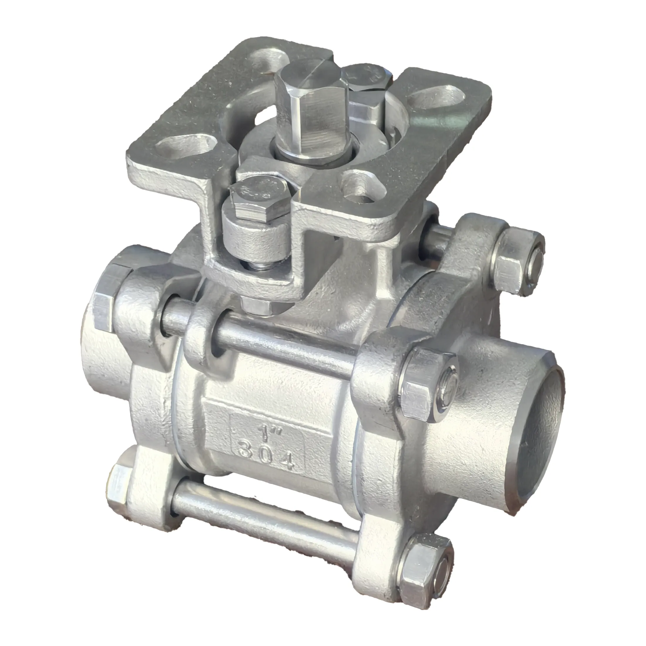 ISO 5211 Direct Mount 3-Piece Welded Ball Valve