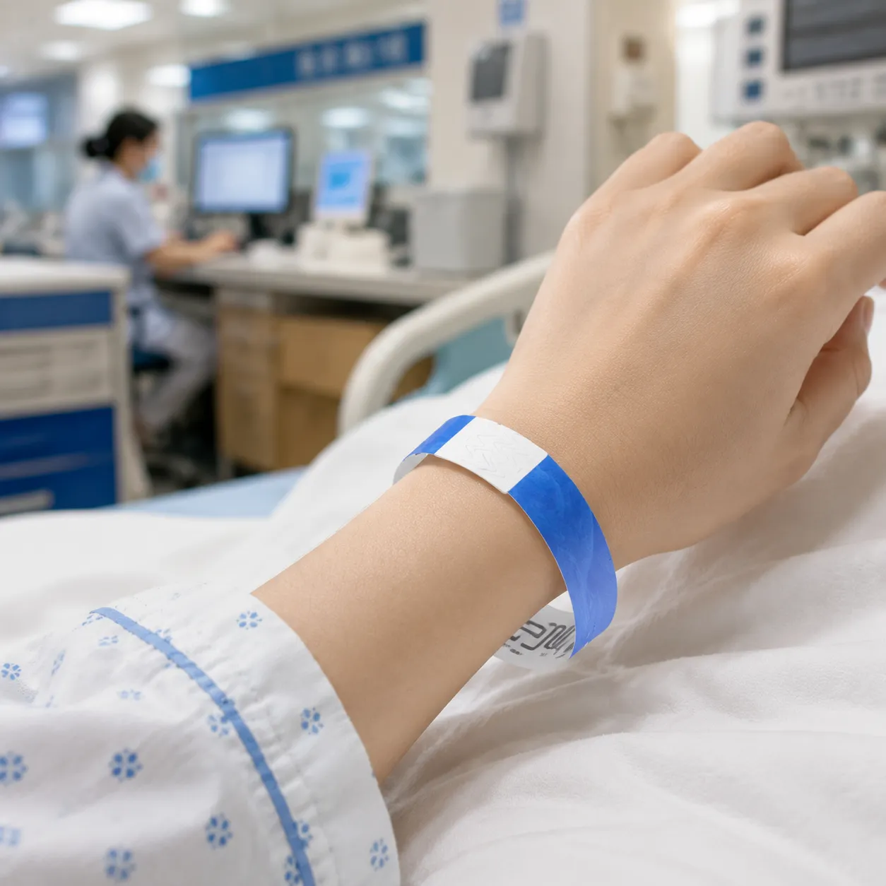 Tyvek Wristbands, Waterproof Tear Resistant Disposable ID Wristbands, Custom Printed for Events, Festivals, Concerts, VIP Access &amp; Medical Identification