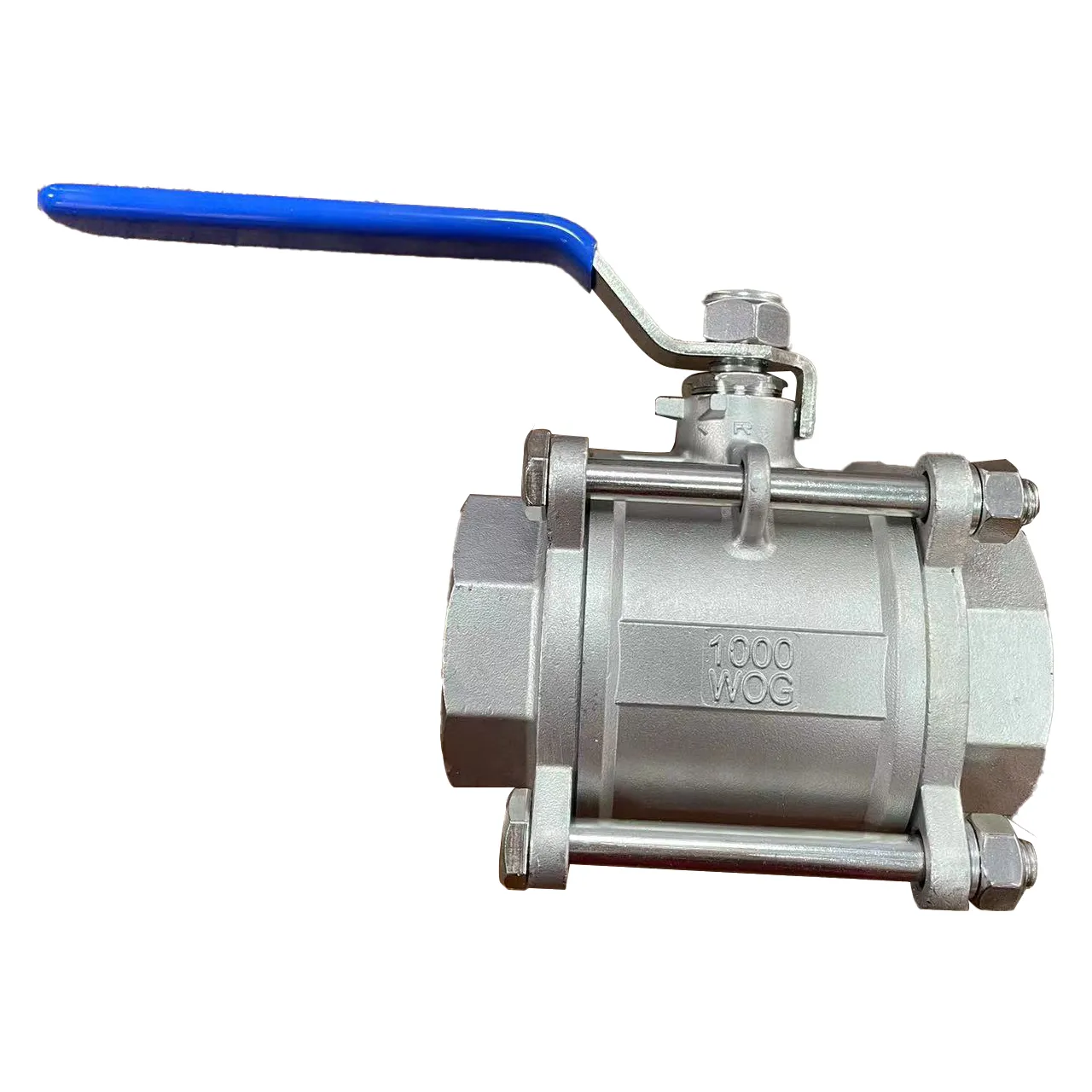 Manual 3-Piece Threaded Ball Valve — Dimensional Specifications