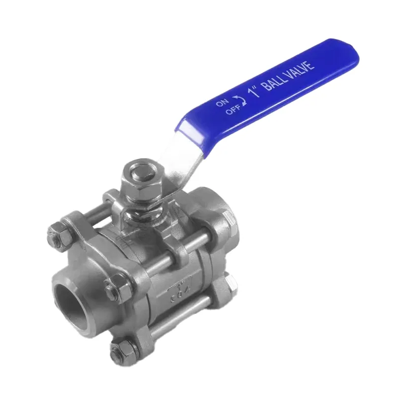 Manual 3-Piece Welded Ball Valve — Dimensional Specifications