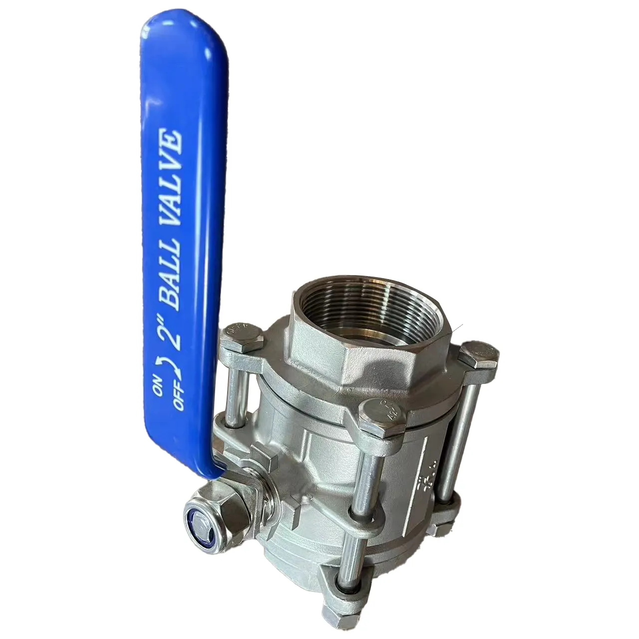 Manual 3-Piece Threaded Ball Valve — Dimensional Specifications