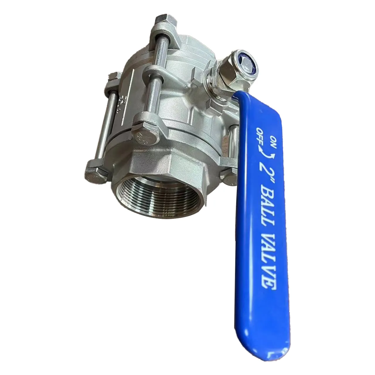 Manual 3-Piece Threaded Ball Valve — Dimensional Specifications