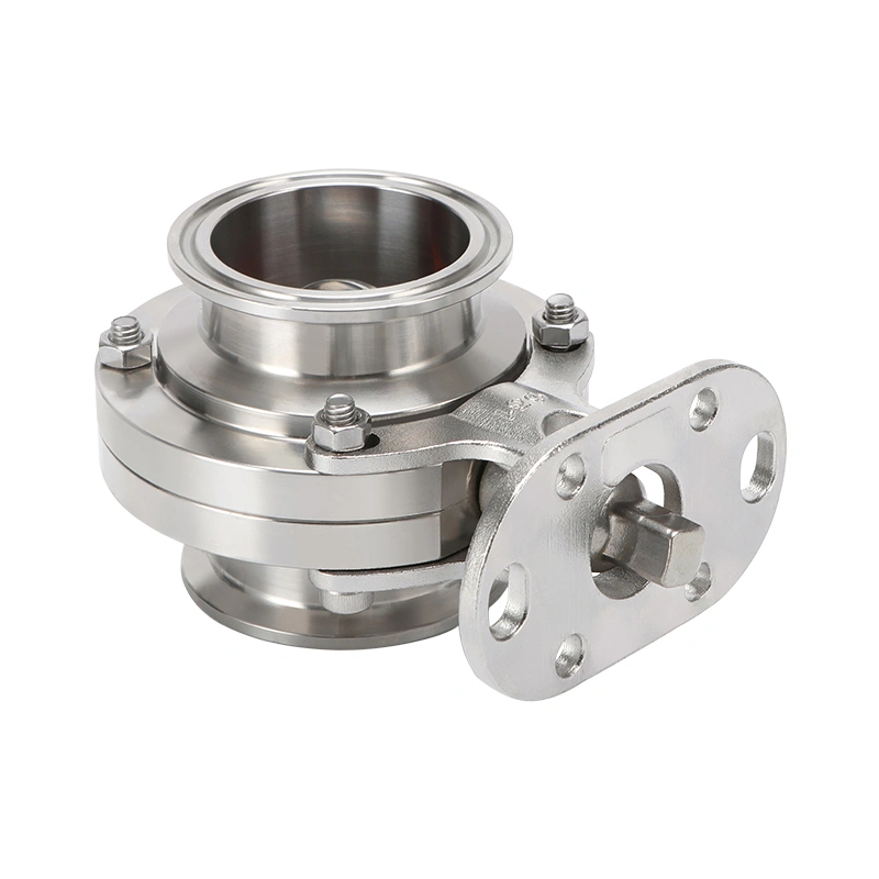 Sanitary Direct-Mount Tri-Clamp Butterfly Valve