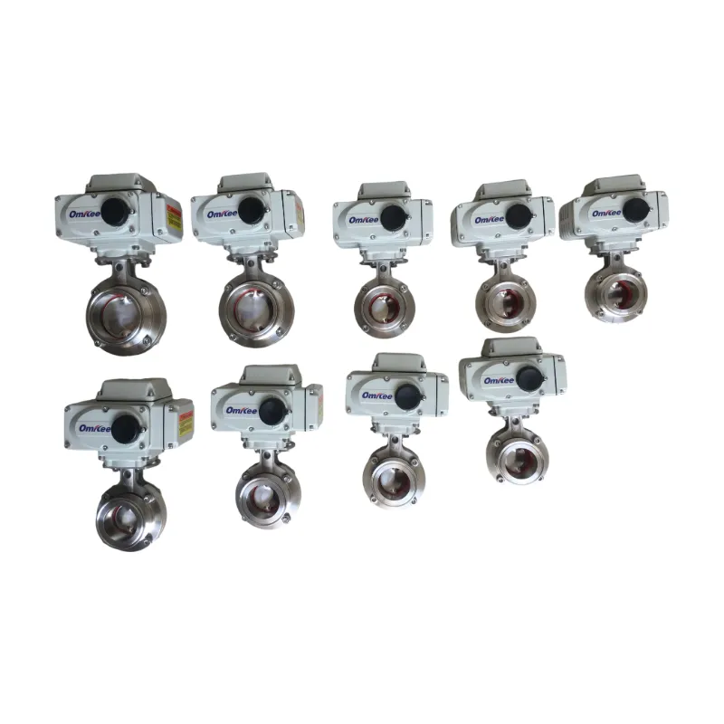 Sanitary Tri-Clamp Electric Butterfly Valve