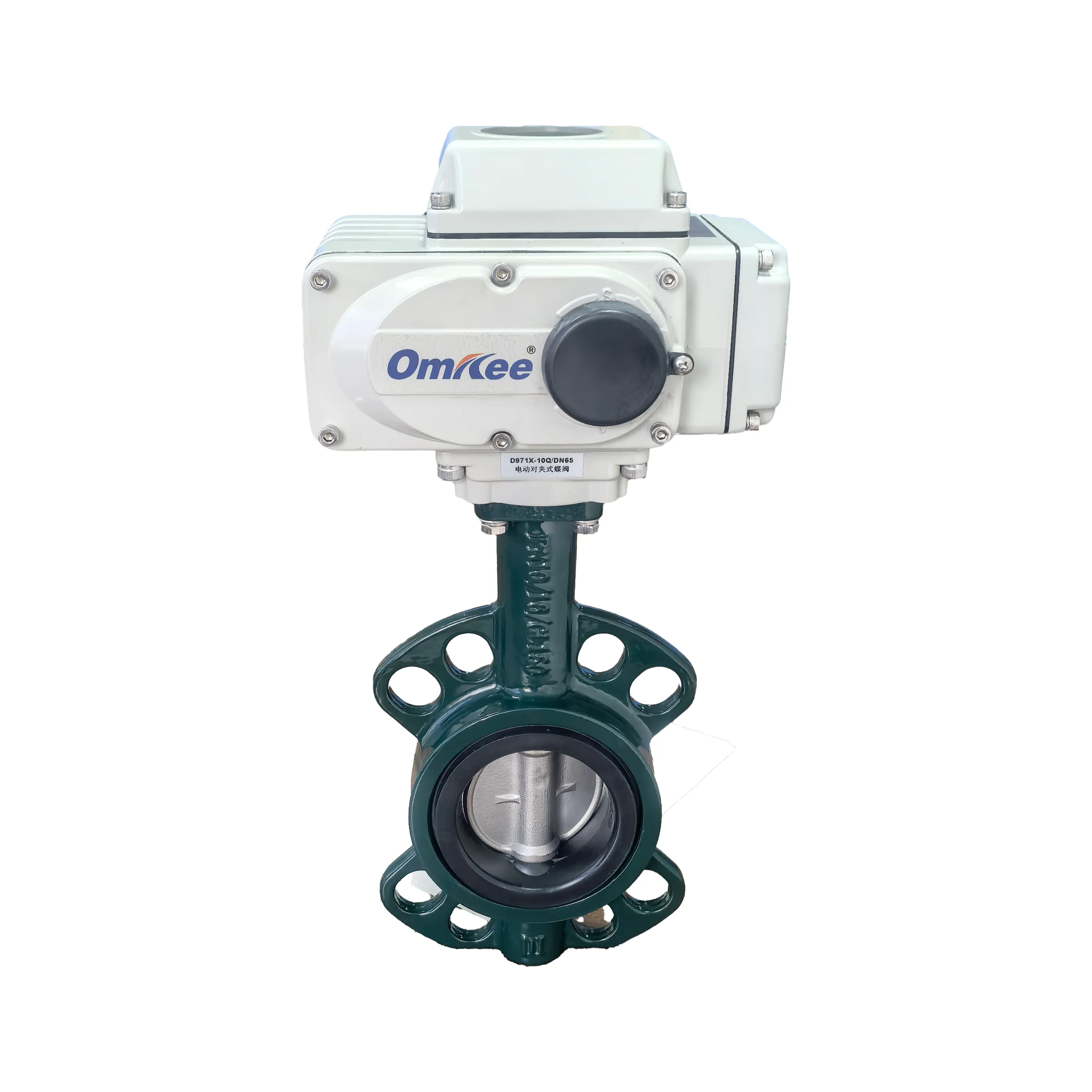 D971XP-10Q DN40 Electric Wafer Butterfly Valve