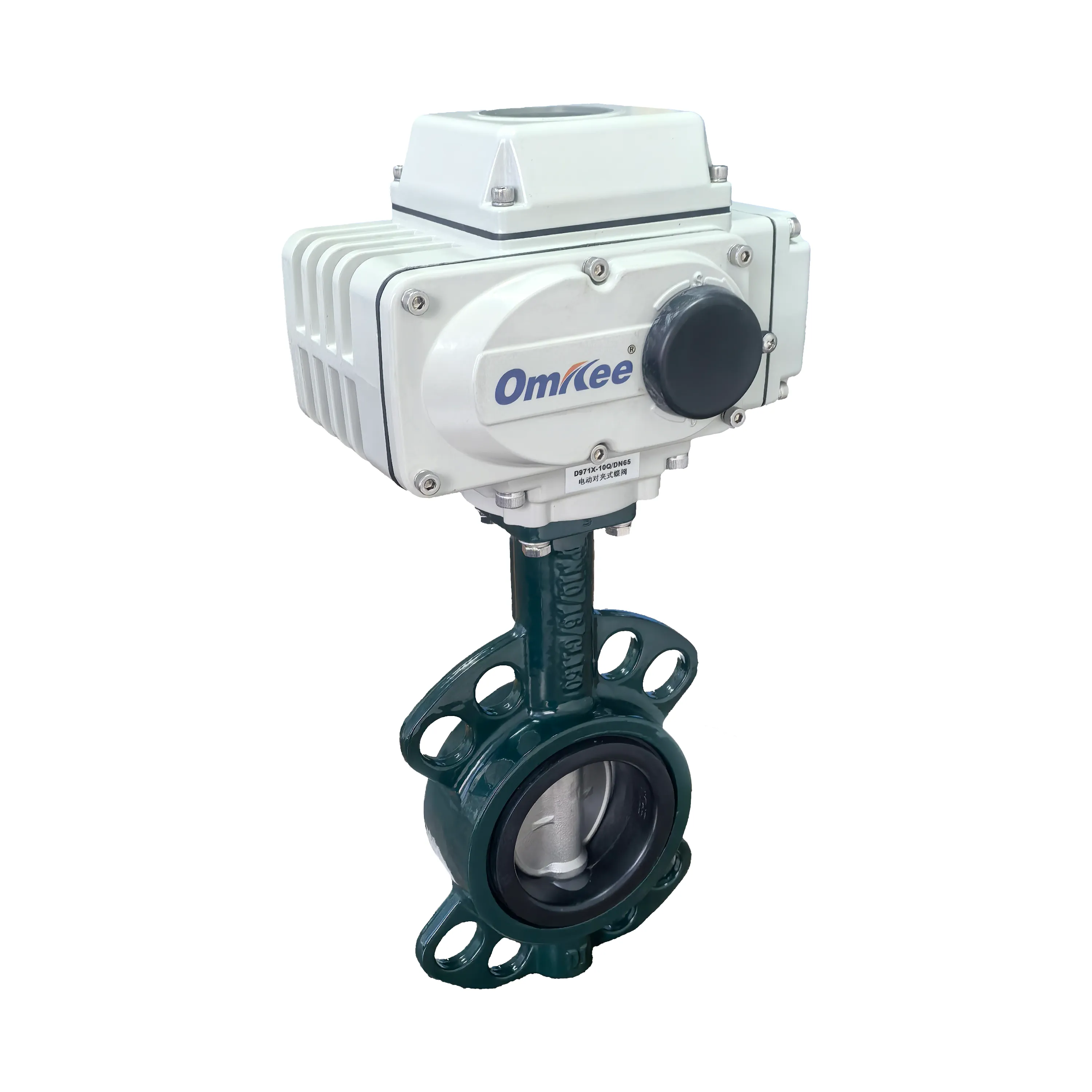 D971XP-10Q DN40 Electric Wafer Butterfly Valve