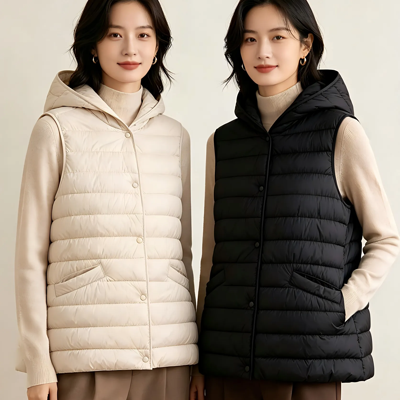 Women's Hooded Down Vest