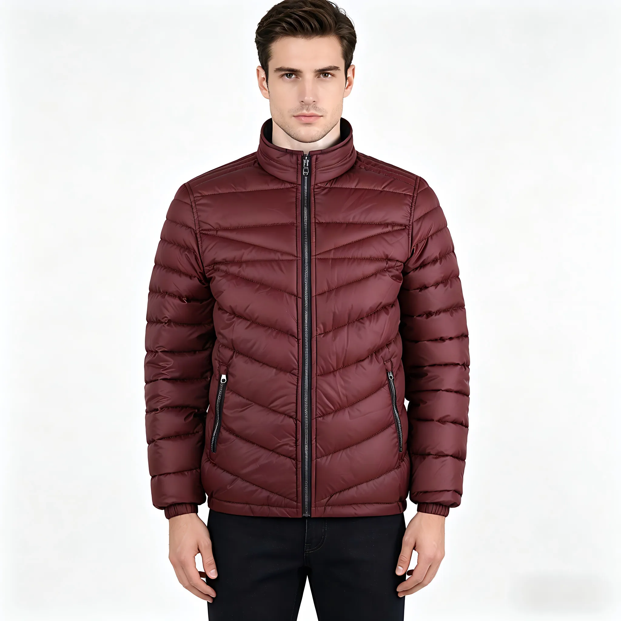 Men's Reversible Basic Padded Jacket