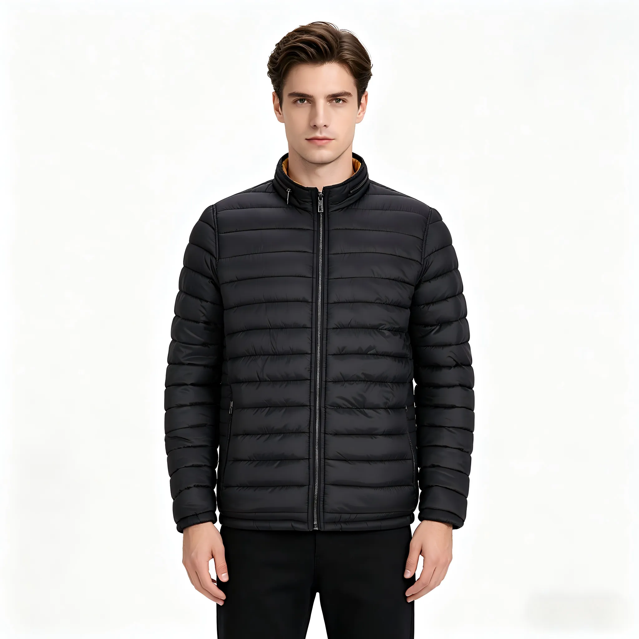 Men's Double Reversible Hooded Padded Jacket