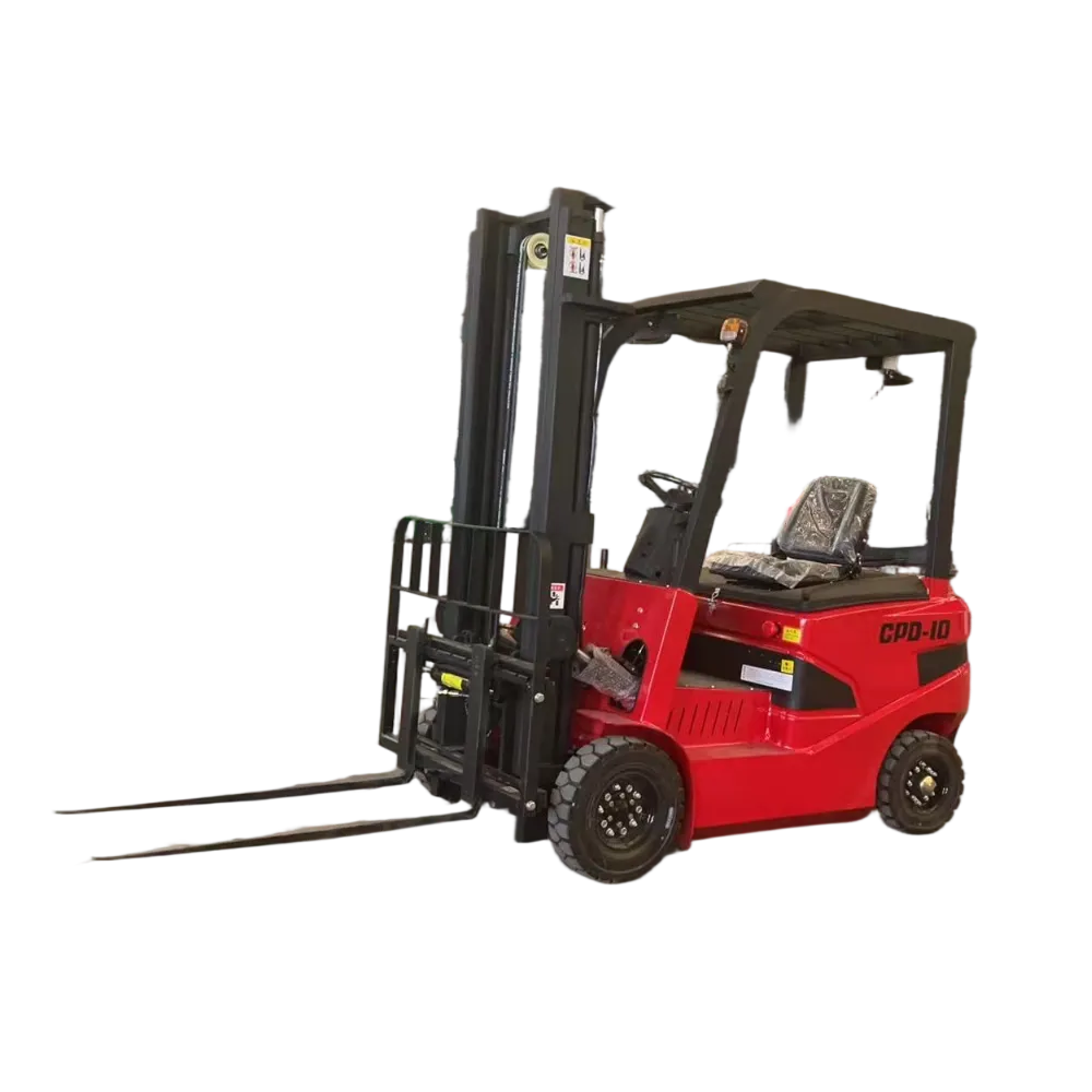1 Ton Truk Forklift Elektrik Berkuasa Bateri