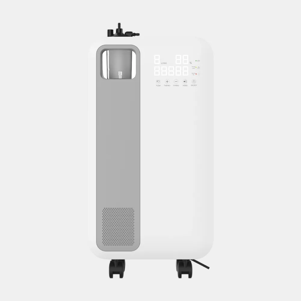 ZY-5CW Medical Grade Oxygen Concentrator for Home Use (1-5 L/min) with Atomization & Smart Control