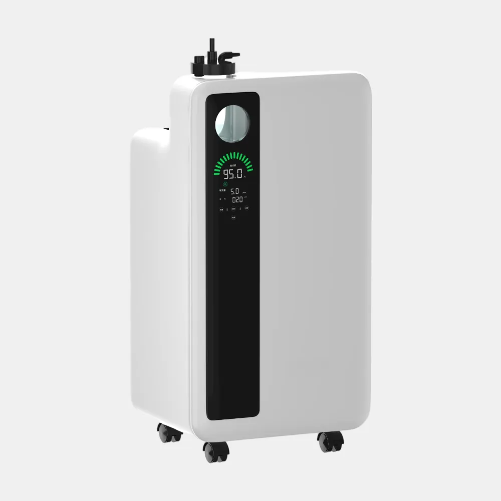 ZY-5QW Ultra-Compact Oxygen Concentrator | Circular HUD Screen & Light