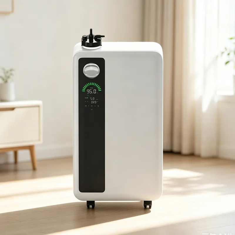 ZY-5QW Ultra-Compact Oxygen Concentrator | Circular HUD Screen & Light