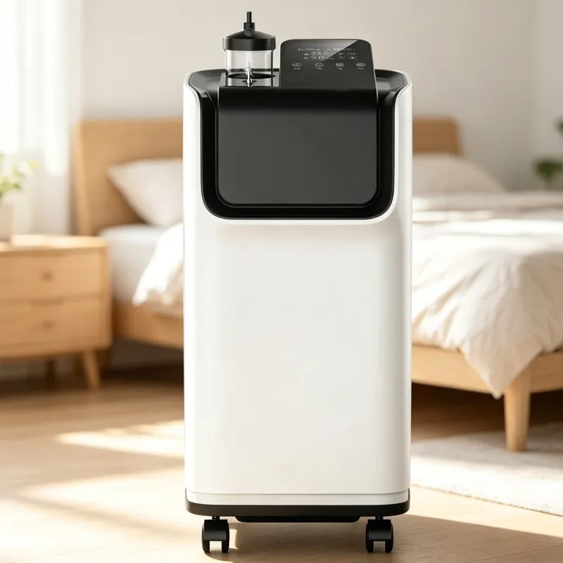 ZY-5KW Oxygen Concentrator | Top-Chamber Humidifier & Touch Screen 1-5L