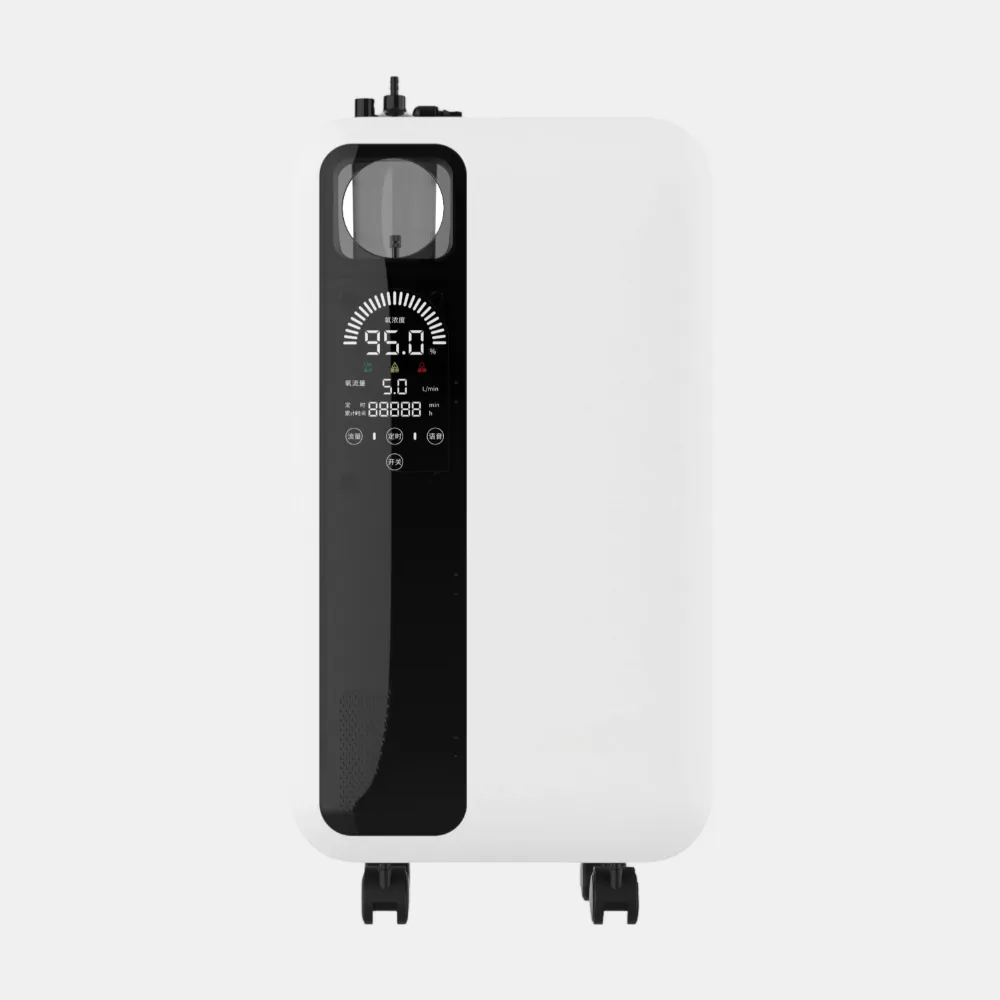 ZY-5QW Ultra-Compact Oxygen Concentrator | Circular HUD Screen & Light