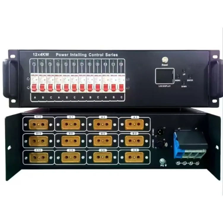 12-Kanaals 4KW Digitale Elektrische Doos