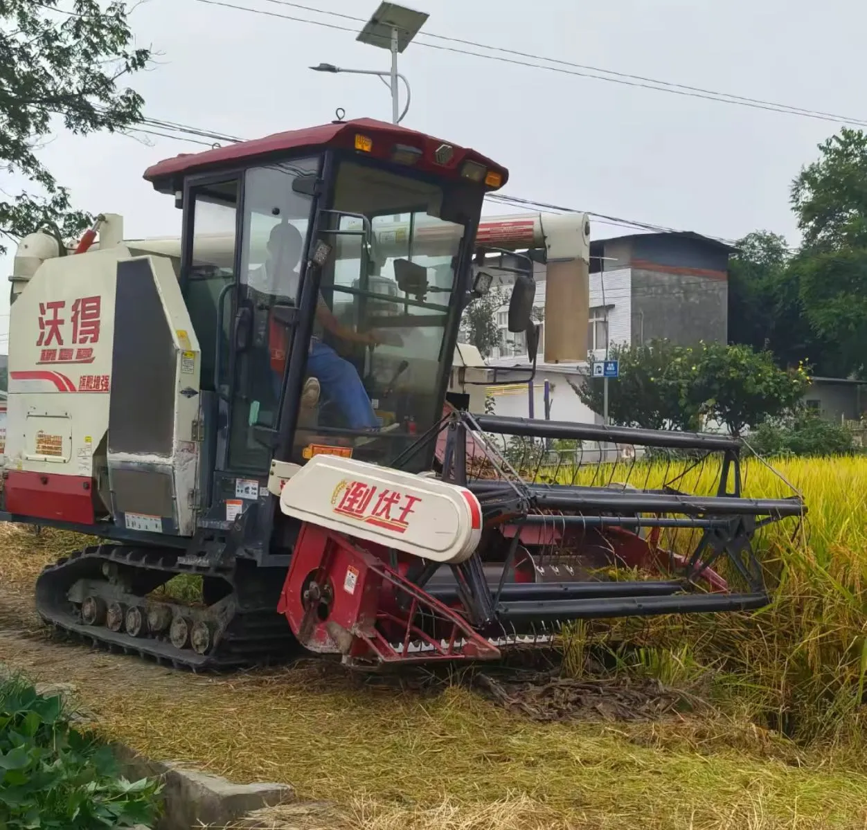 Pemotong Gabung Dikenal Dunia: Penyelesaian Ideal untuk Menuai Padi Terlipat di Ladang Basah