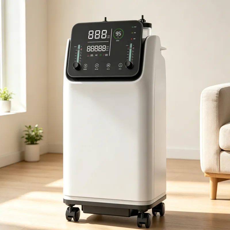 ZY-10FW Medical-Grade 10L Home Oxygen Concentrator with Built-in Nebulizer