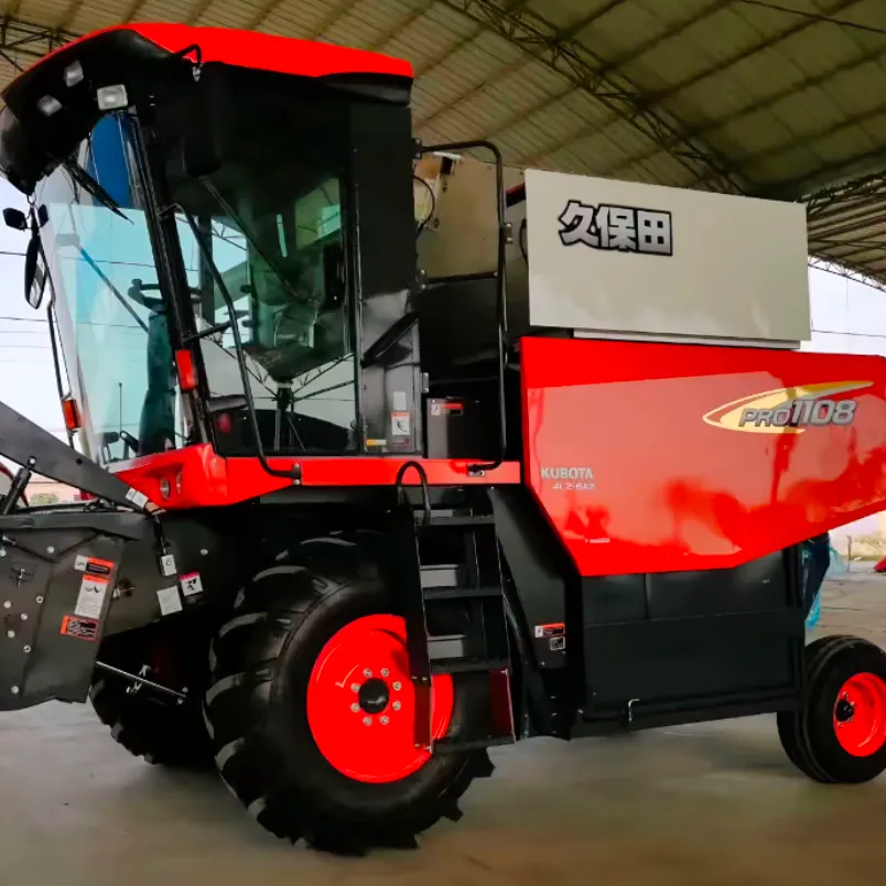 Kubota Pro1108 Heavy-Duty Wheel Combine Harvester | 110 HP Cereal Harvester