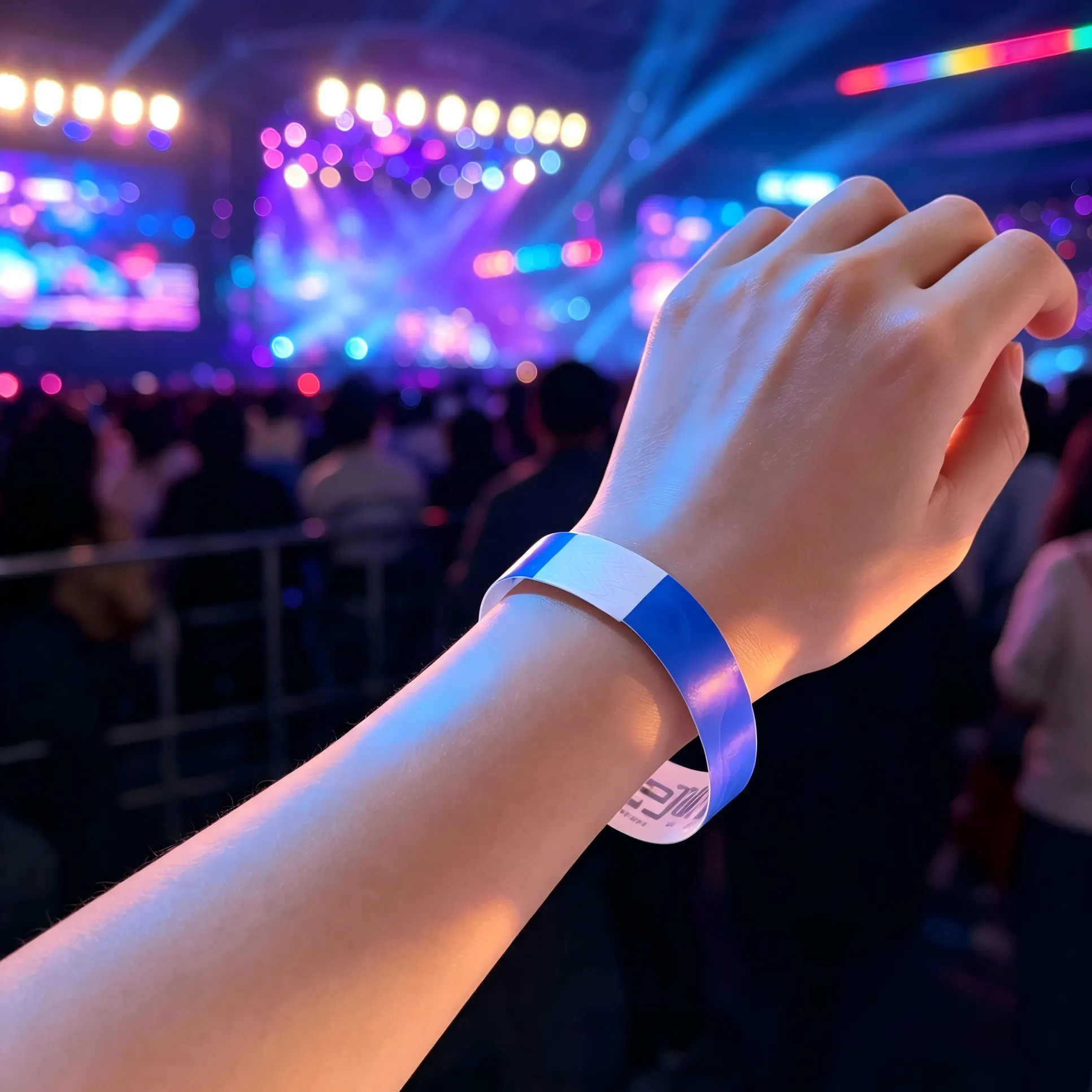 Tyvek-Armbänder, wasserdichte und reißfeste Einweg-Identifikationsarmbänder, individuell bedruckt für Veranstaltungen, Festivals, Konzerte, VIP-Zugang