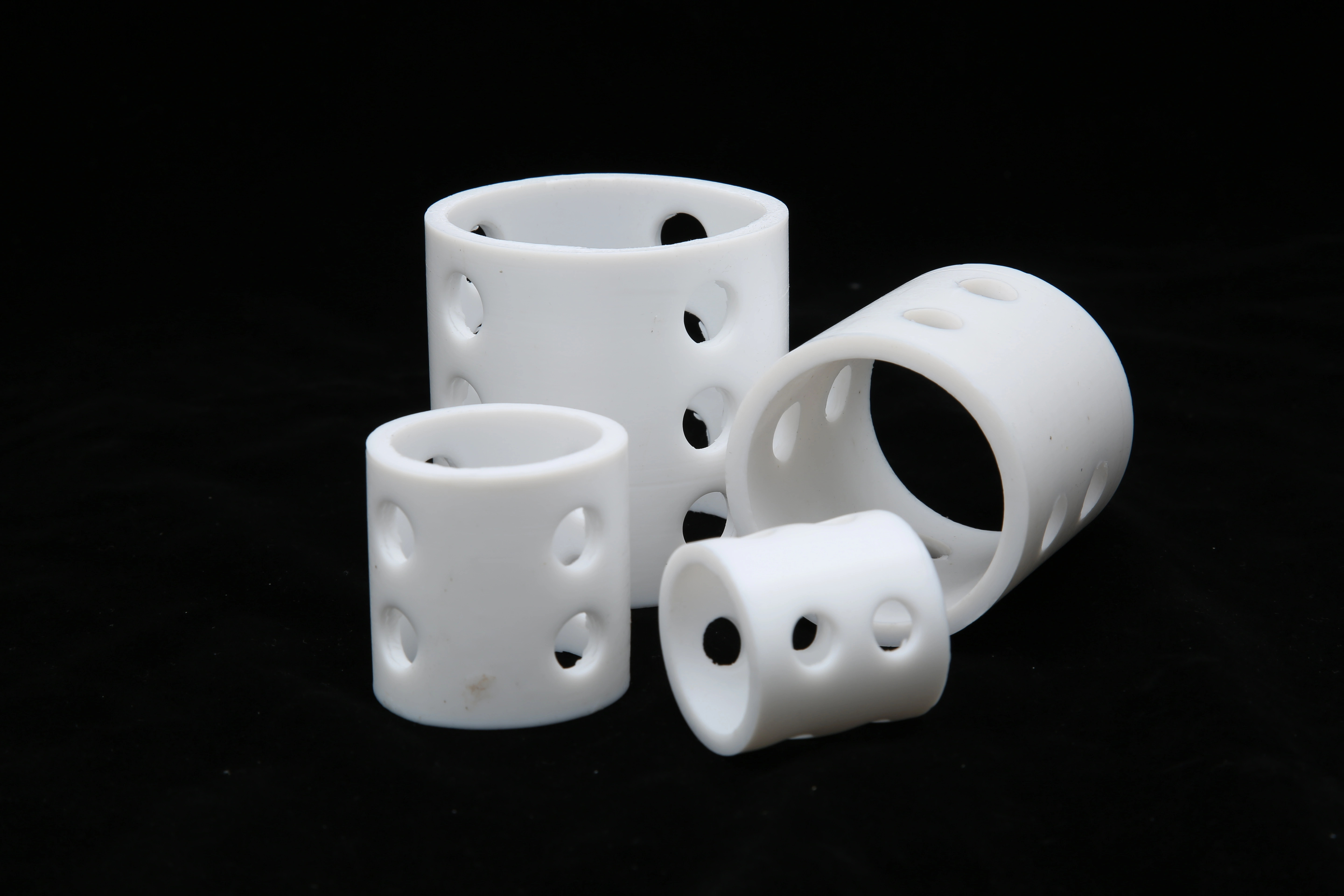 Custom PTFE Stamped Rings & Perforated Tower Packing Rings