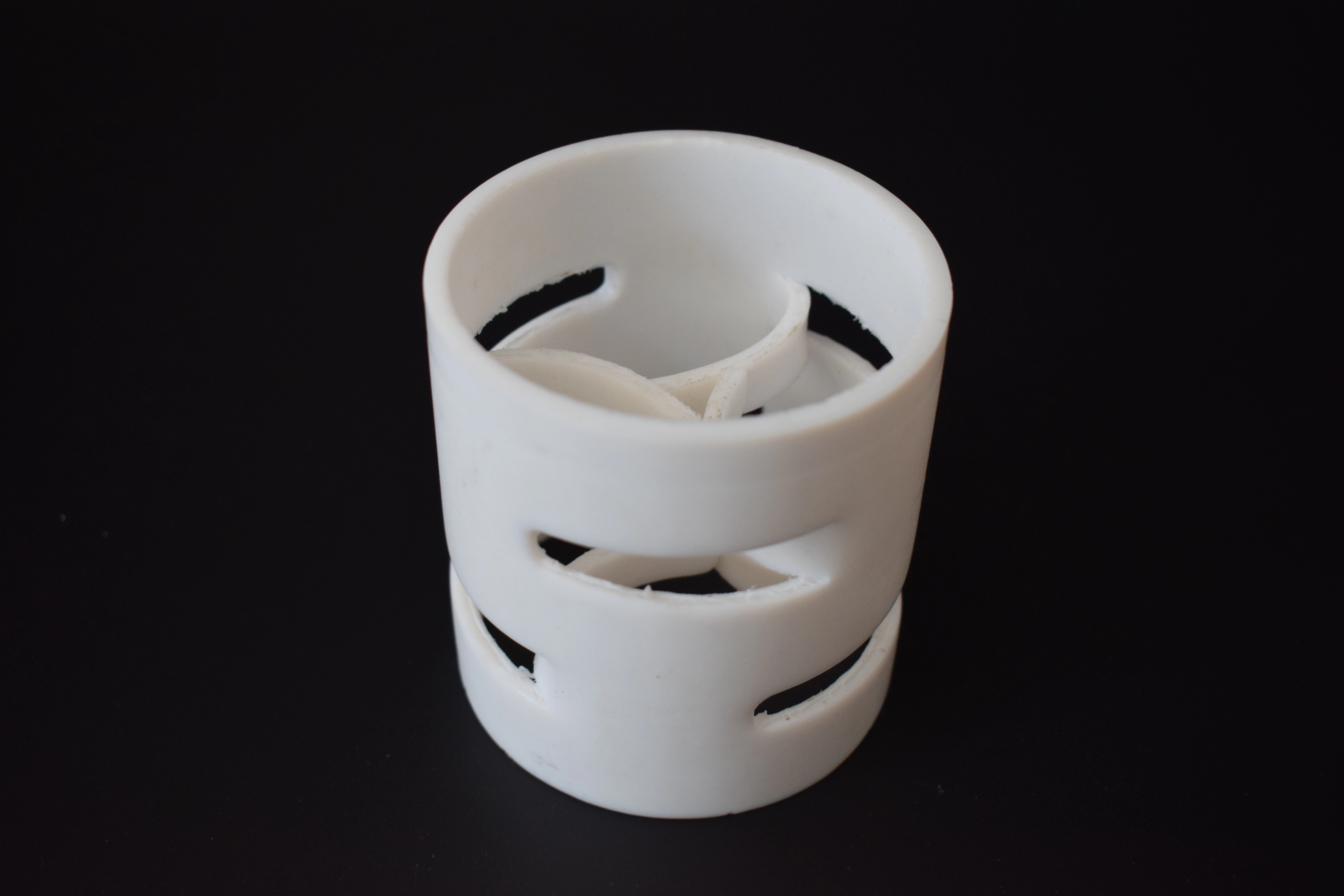 Eigene PTFE-Pall-Ringe | Chemikalienbeständige zufällige Füllkörper für Kolonnen