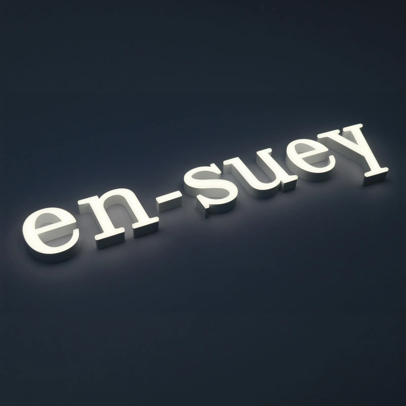 Custom Trimless Front Lit Channel Letters | Acrylic Face Stainless Steel Sign