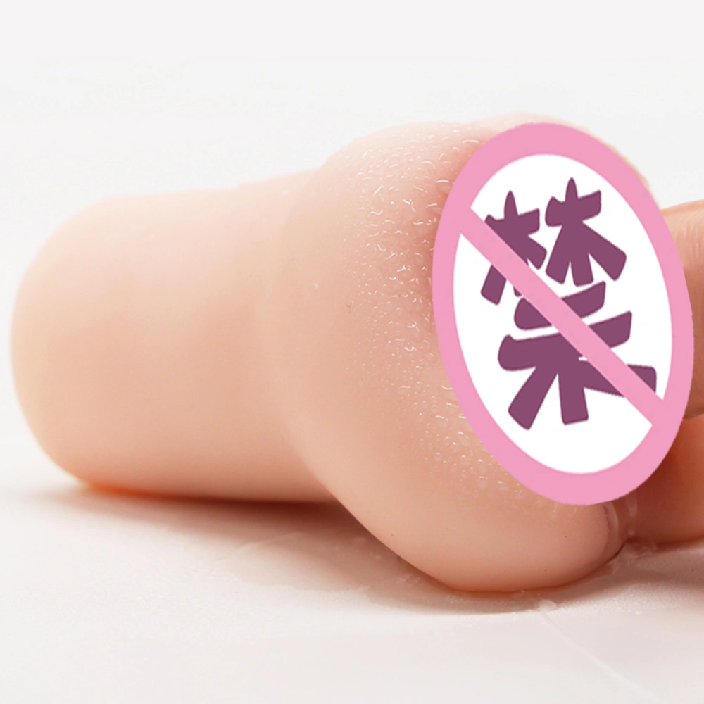 Compact TPE Anatomical Masturbator for Men