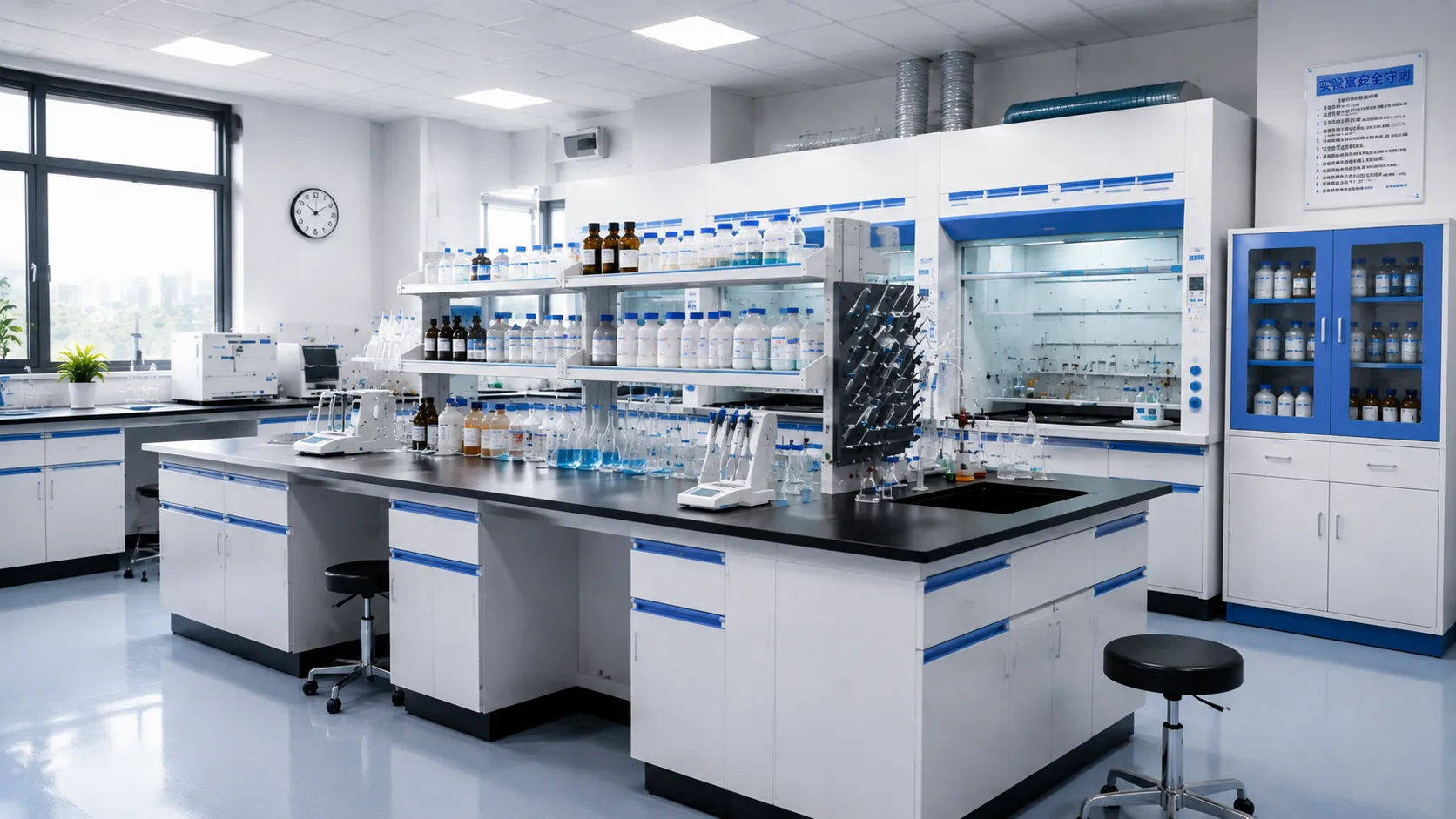 Volumetric Flask Drying Rack for Laboratory Glassware Organization