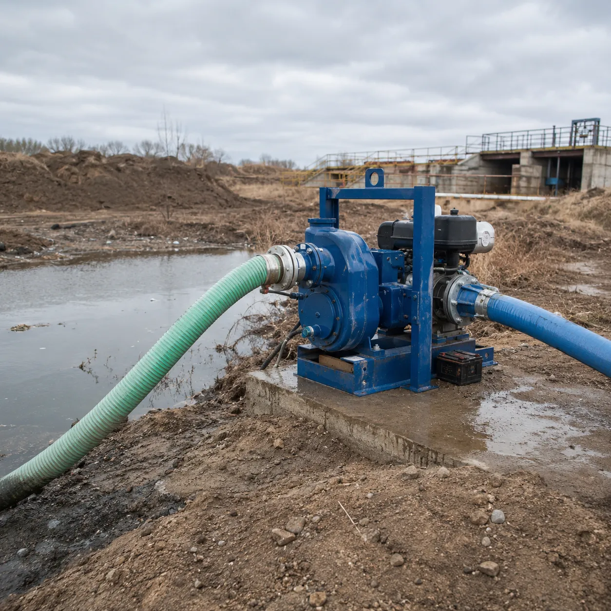 Tieftauchentauchpumpe für ein Grundwassernachschubprojekt