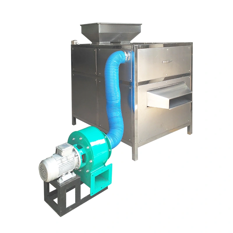 Stainless Steel Nut Shelling Machine with Air Blower
