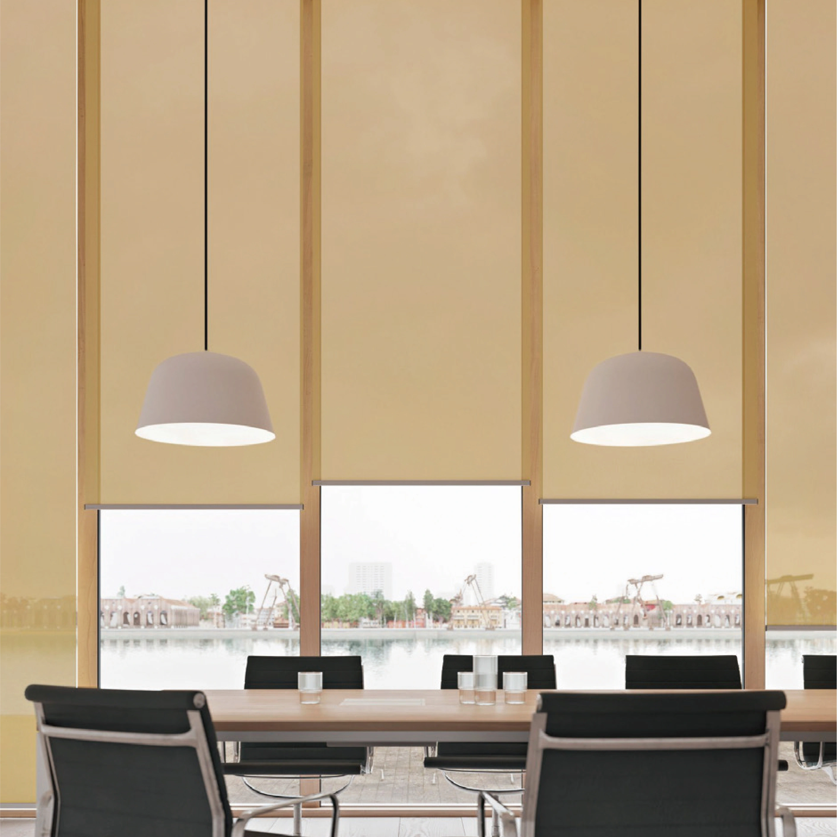 Smart Motorized Roller Shades Custom Whole-Home Blackout Roller Shades