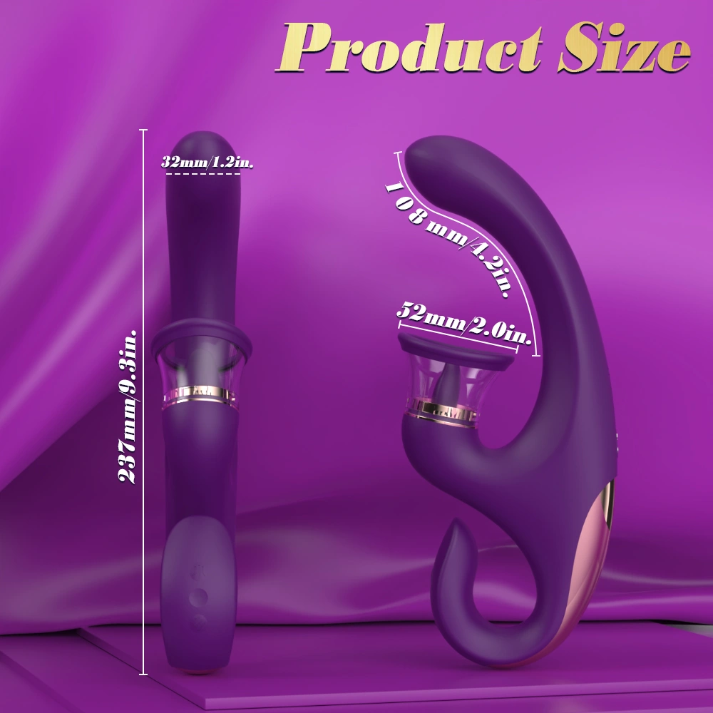 3-in-1 Tongue-Licking Suction & G-Spot Vibrator