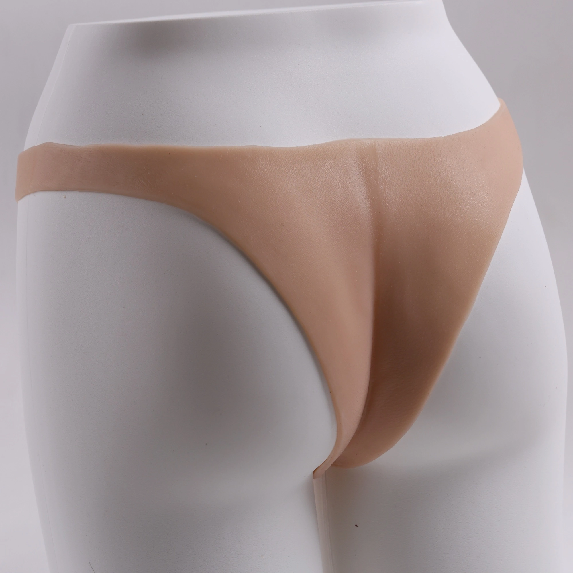 Realistic Silicone Strap-On Dildo with Wearable Harness