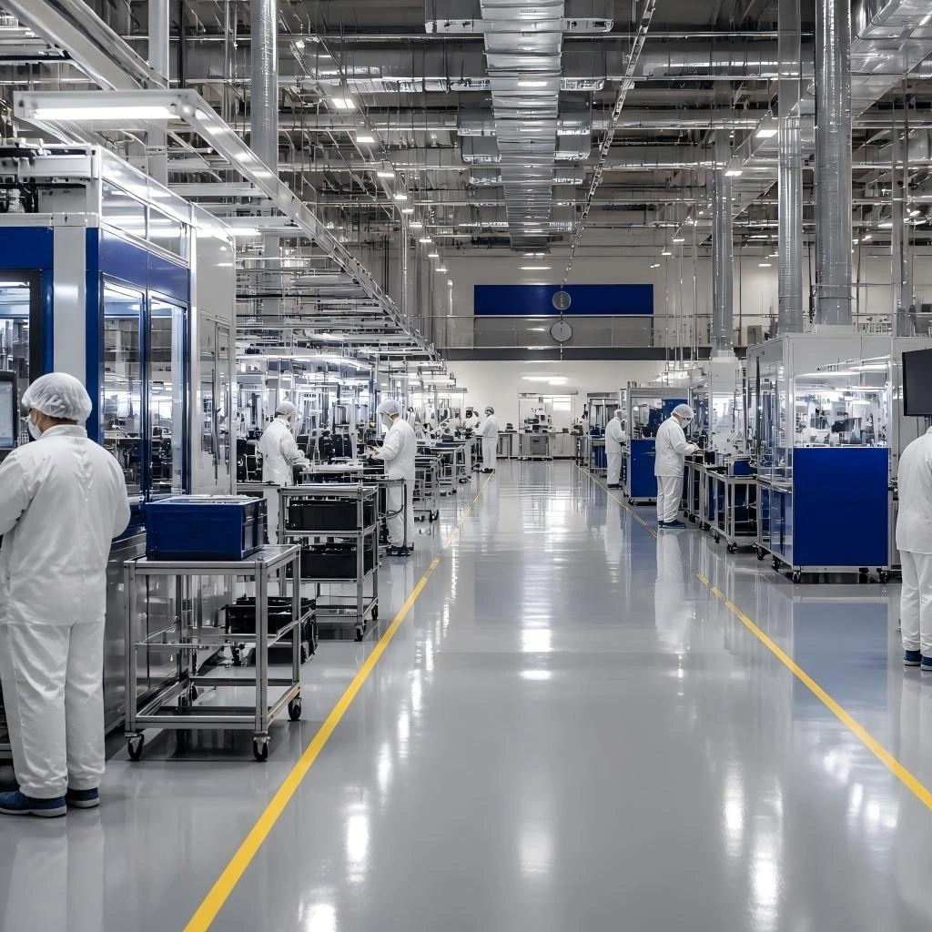 Inden i HXR's 10.000 m² OEM-lægepige-fabrik