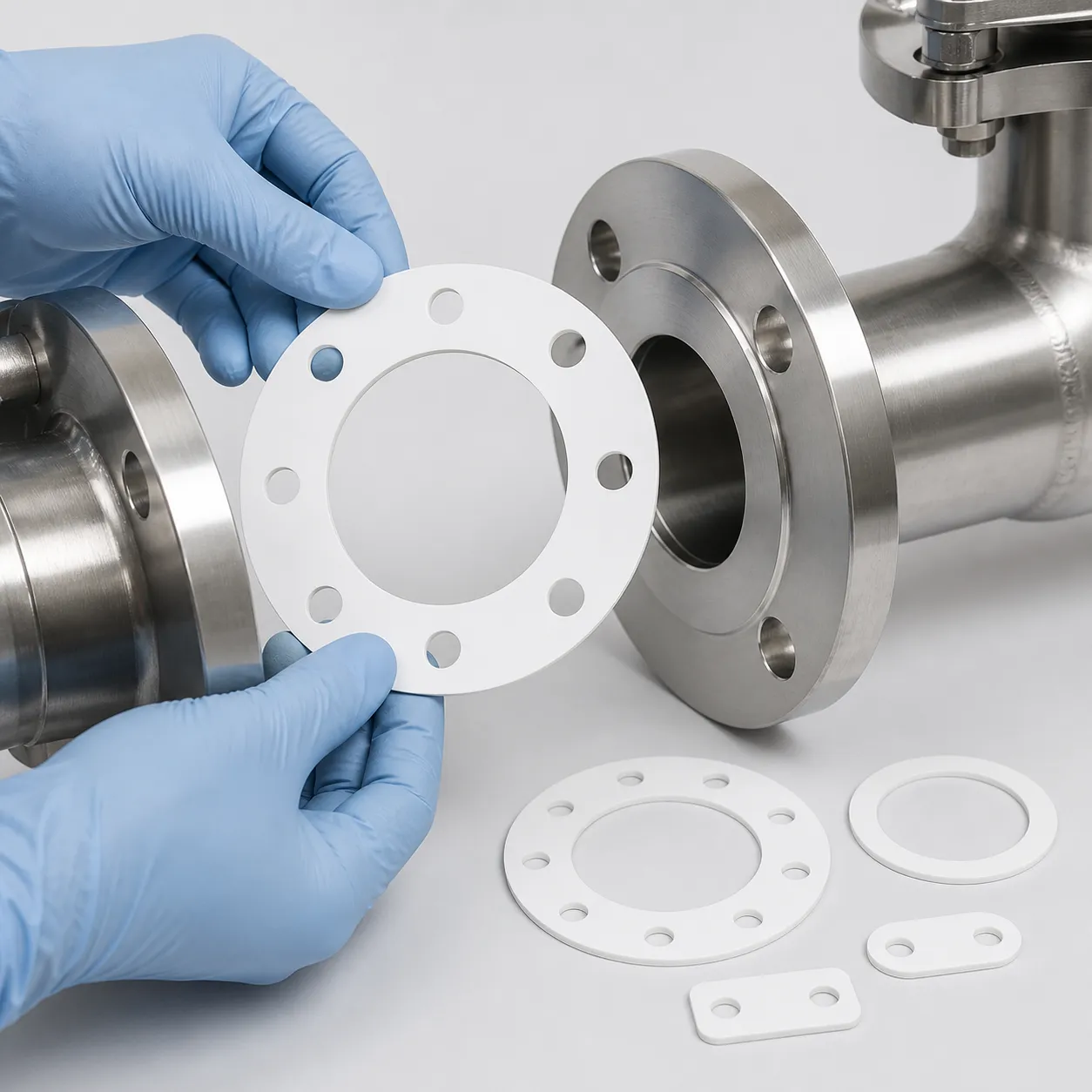 Custom Virgin & Expanded PTFE Gaskets | Kemikaaliset Flange-tiivit
