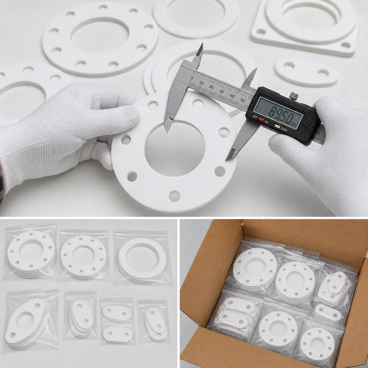 Custom Virgin & Expanded PTFE Gaskets | Kemikaaliset Flange-tiivit