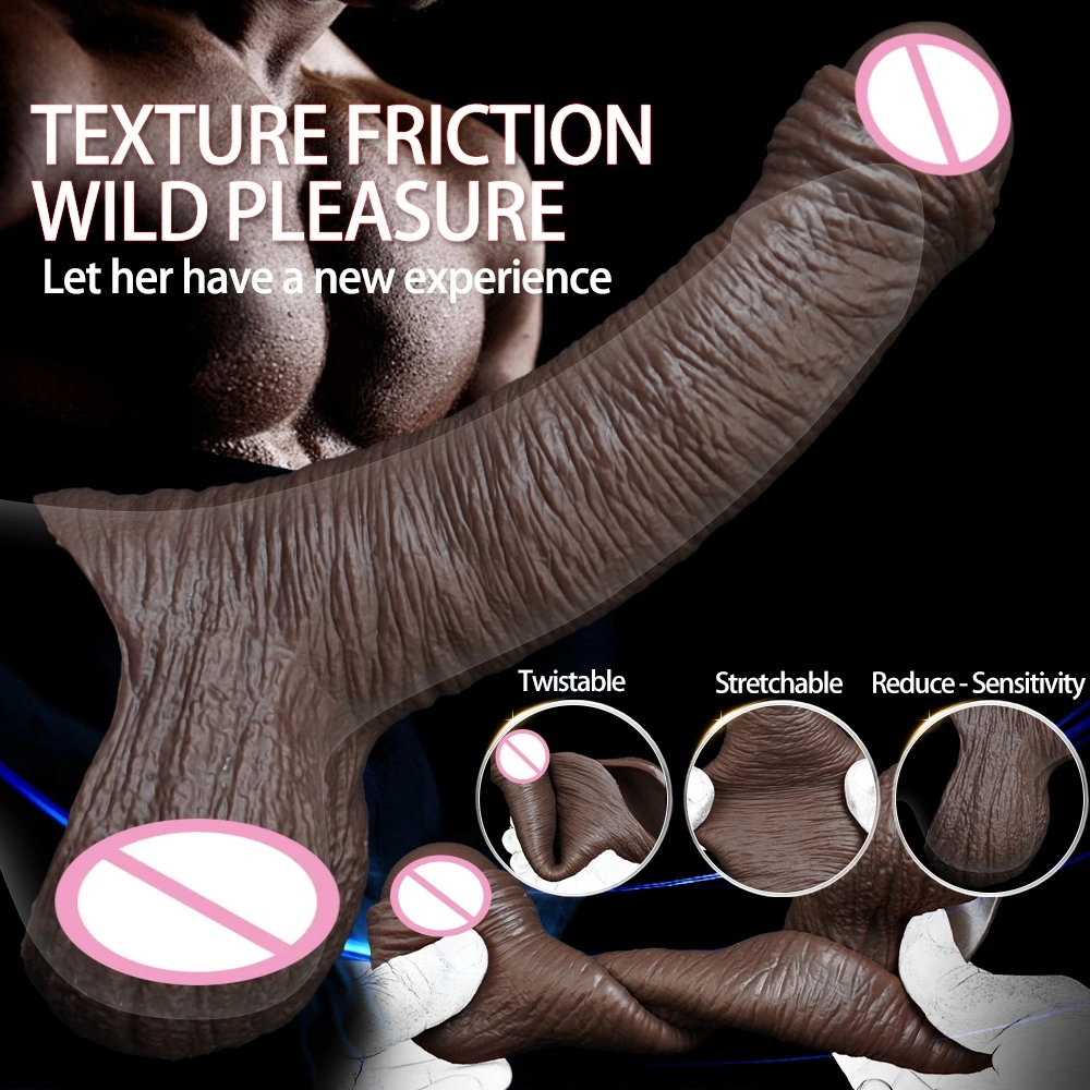 Prothese voor vrouwen met vloeibare siliciumrubber, realistisch zacht dildo, zuigplaatdildo, vibrator, sexspeelgoed, siliciumdildo voor vrouwen LM-D811