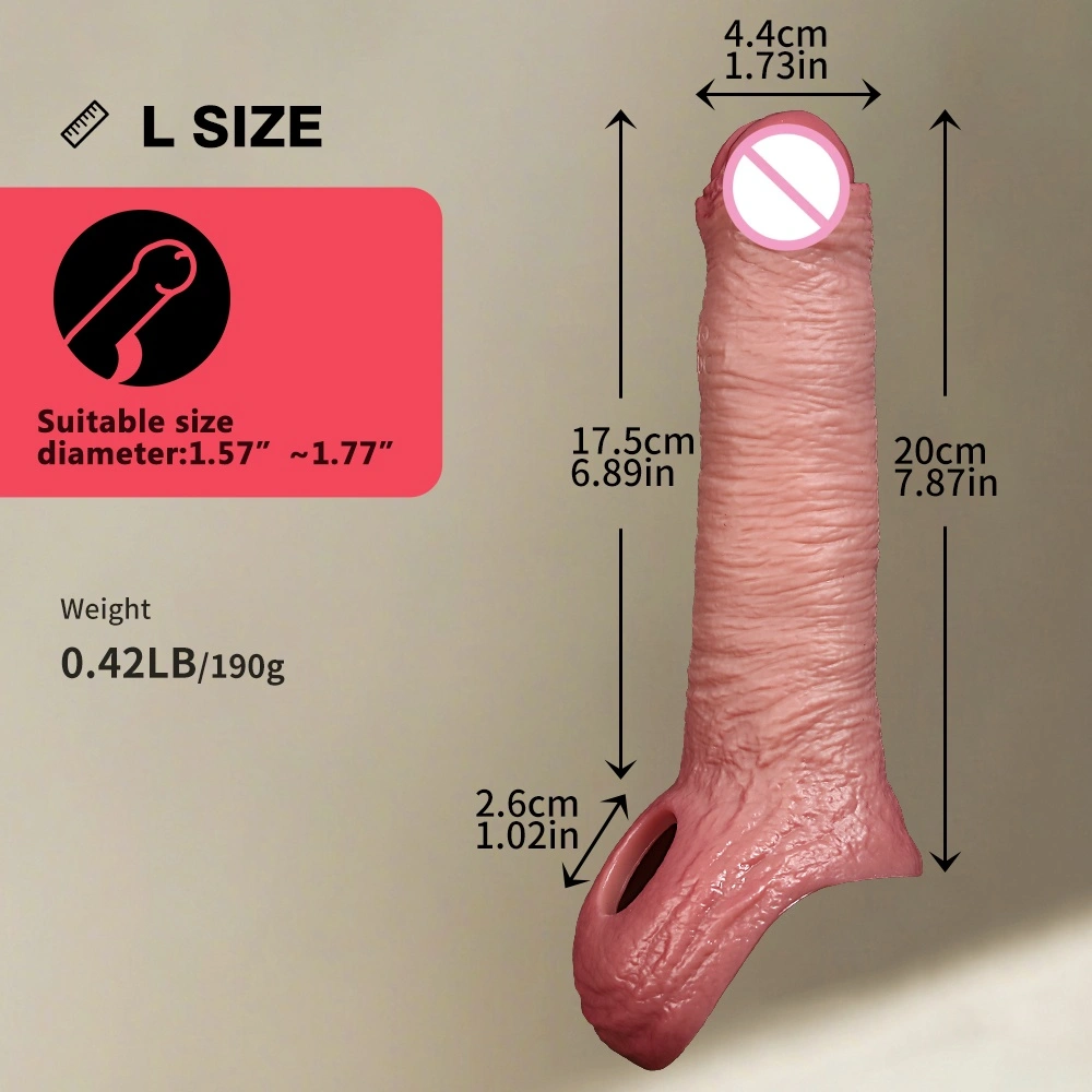 Afstandsbedienbare lange penis, gigantische realistische telescopische dildo vibrator met verwarmingsfunctie voor vrouwen - LM-CT812