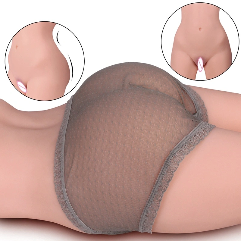 Oggetto di gioco sessuale per il sedere, pupazzo sessuale, stampo TPE, pupazzo masturbatorio a metà corpo con sedere grande e realistico, articolo di piacere adulto HXR-BJD-F079