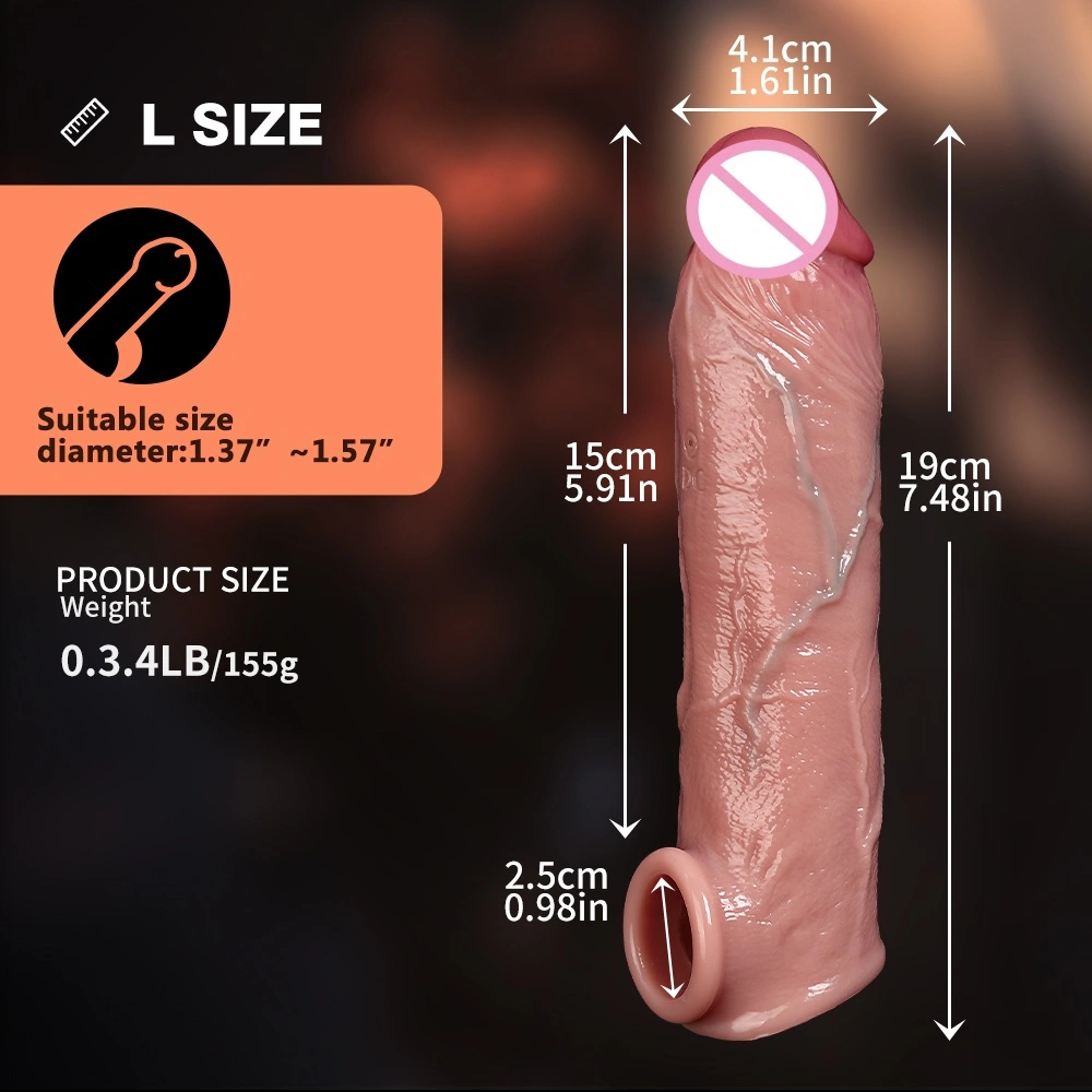 Afstandsbedienbare lange penis gigantische realistische telescopische vibrator met verwarmingsfunctie voor vrouwen - LM-CT831