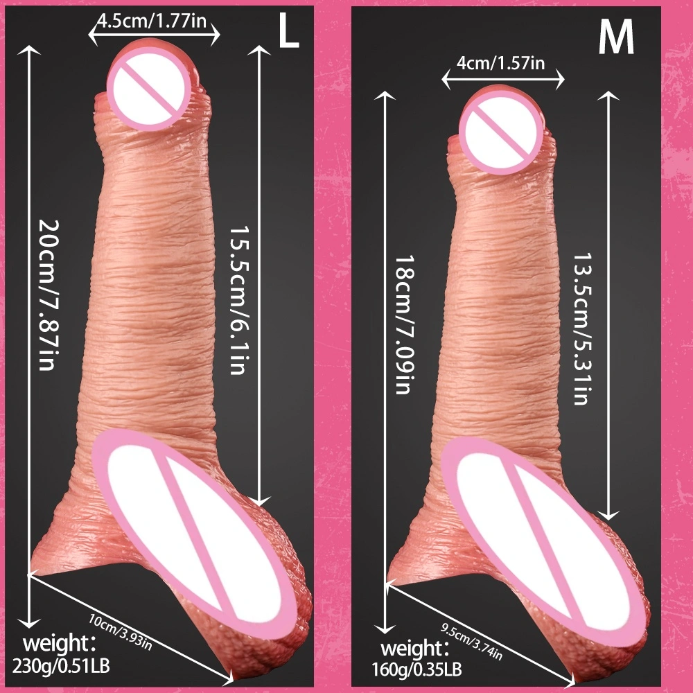 Afstandsbedienbare siliconen tonglikkende grote neuspenis vibrator Mannen grote neuspenis seksspeelgoed Vibrator Vrouwen neuspenis vibrator LM-D811