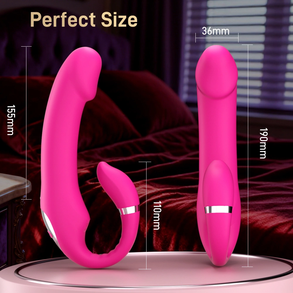 Heating rod massager G-pisteen stimulaatio vesitiivis USB-latausnainen naisten aikuisten lelu 10 nopeusastetta GM-274-2