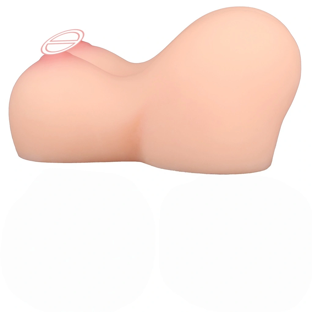 Brinquedo erótico adulto de grande bumbum para masturbação masculina de alta qualidade com dois canais, super macio, vibrador vaginal - BJD - F021 - 2